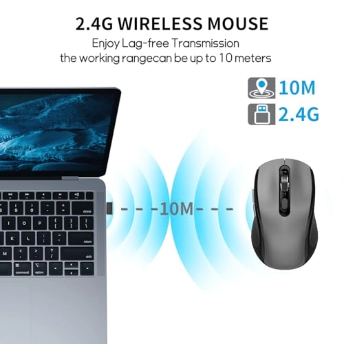 Ergonomic Optical Mouse - USB Wireless