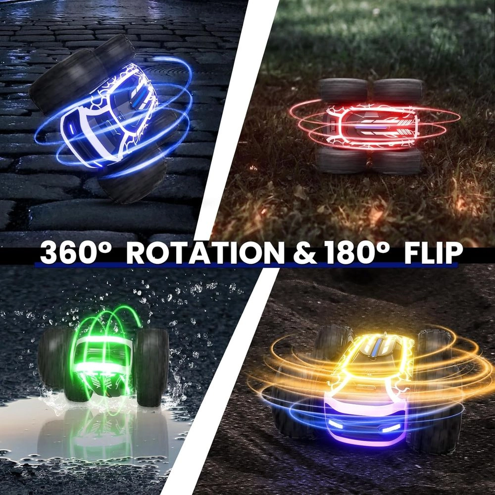 RC Disco Dancer - LED lights 16 changing modes 360 degrees roll