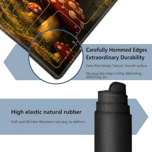 MTG Playmat - Wild Red Mushroom House