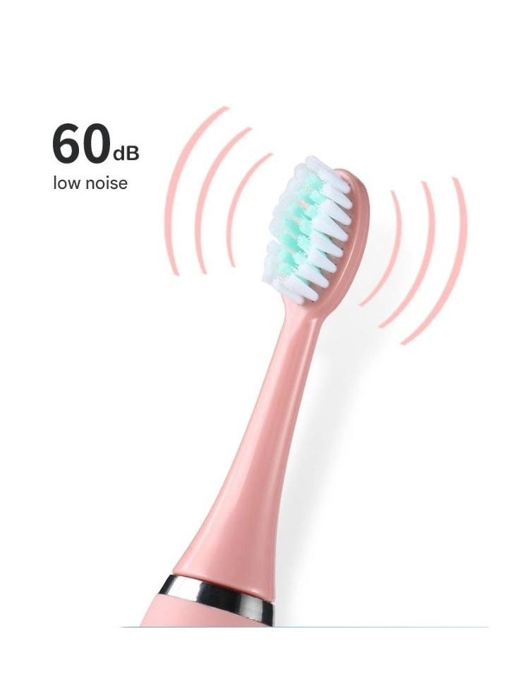 Ultrasonic Electric Children's Toothbrush - Super Soft Waterproof USB Charging 6 Heads