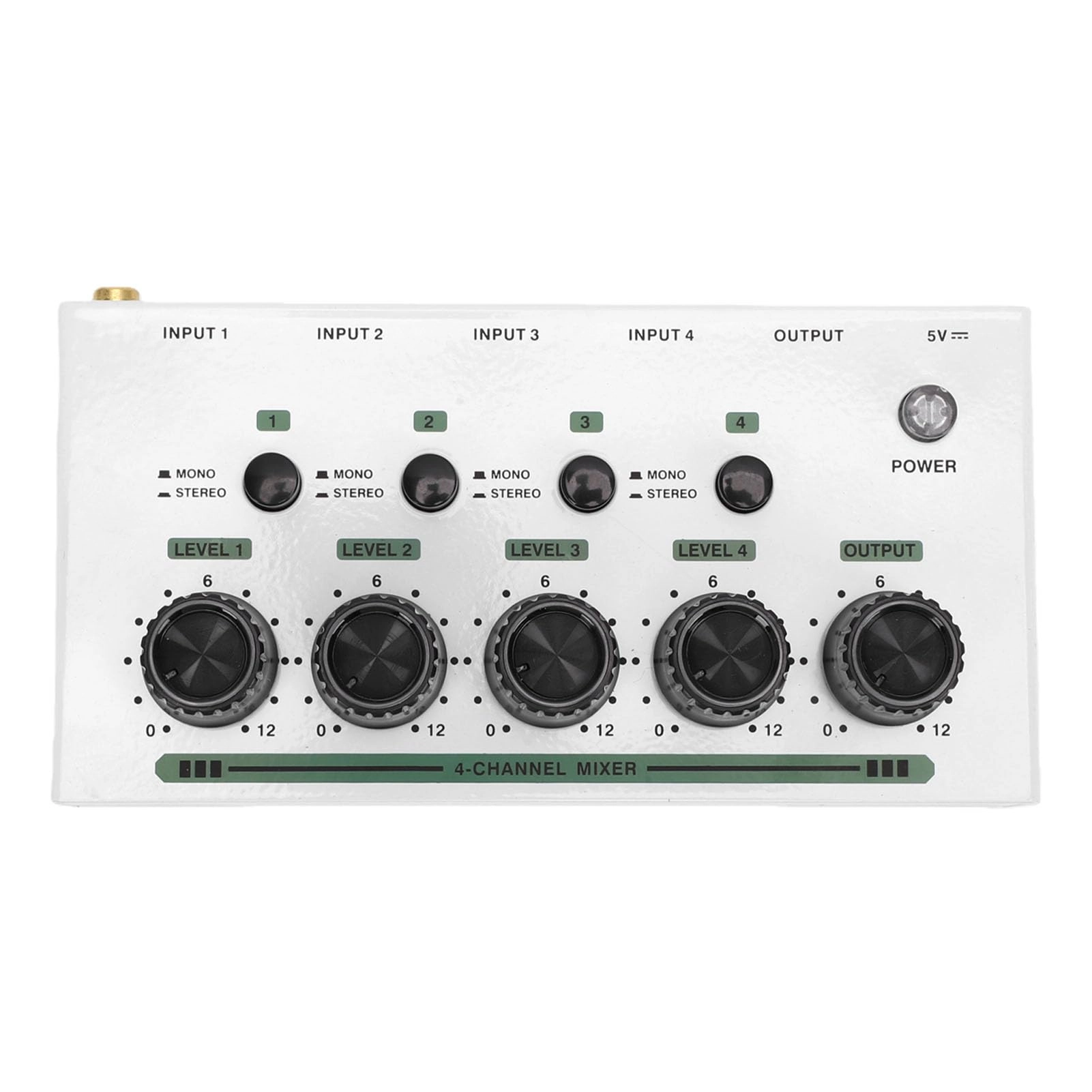 YUEHISY Headphone Amplifier - 4 Channel Independent Volume Control USB Powered