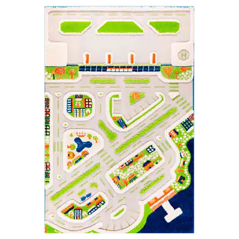IVI Mini City Design Educational 3D Carpet Playmat - 3D 100 x 150 cm