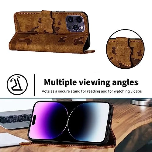 Flip Phone Cover Wallet Protective Case for iPhone 14