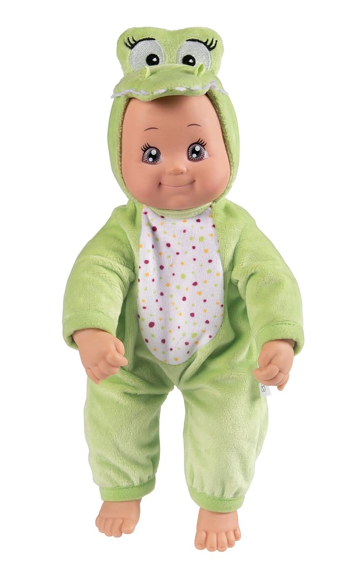 Smoby Minikiss Crocodile Doll - 30 cm Soft Body Batteries Included Ages 1+