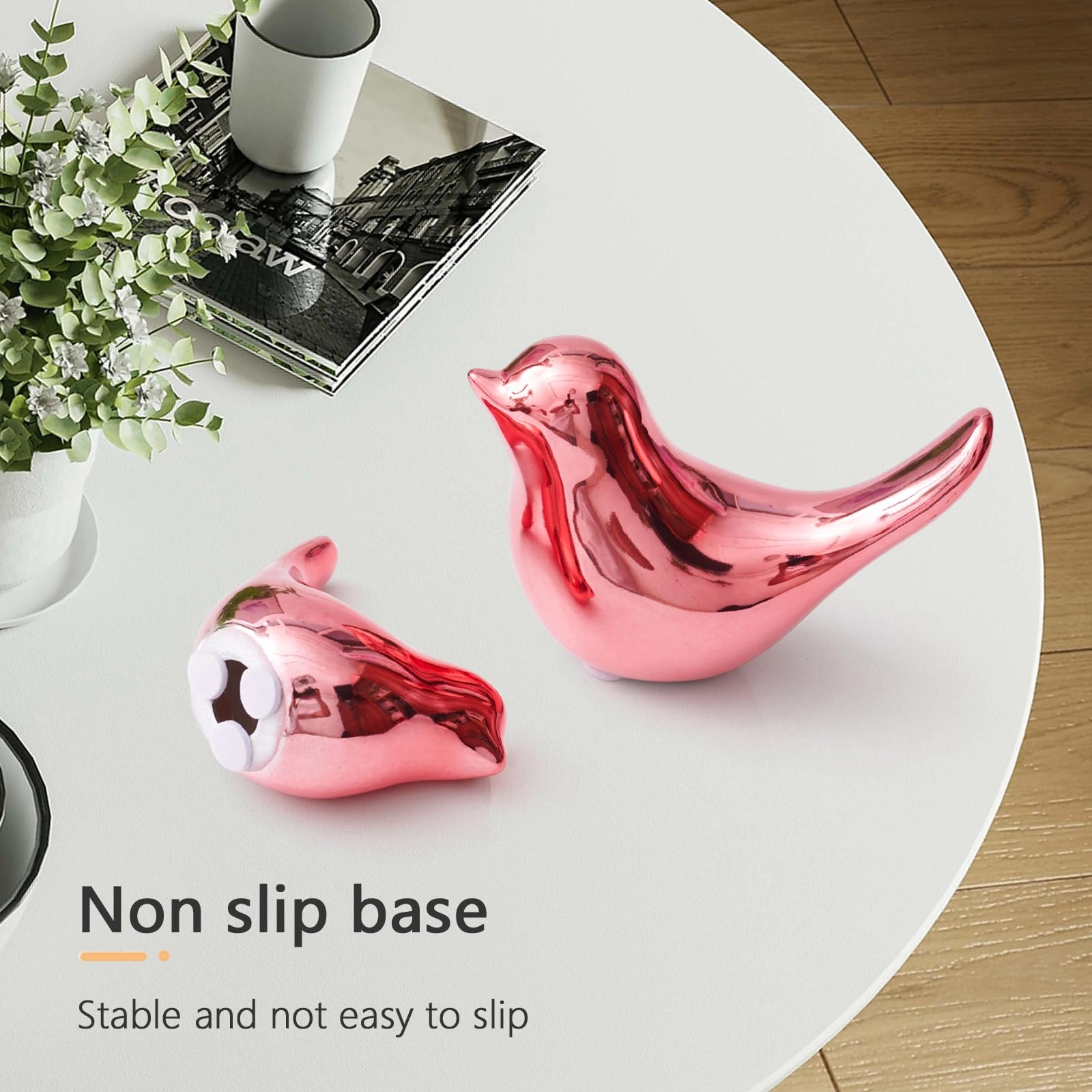 White Birds Statues - Ceramic