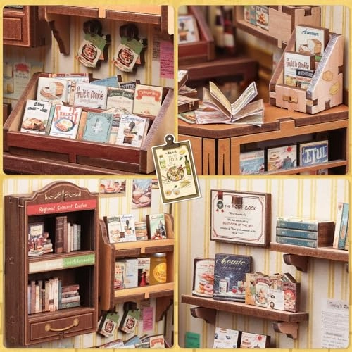 Book Nook Kit - Cooking Bookstore