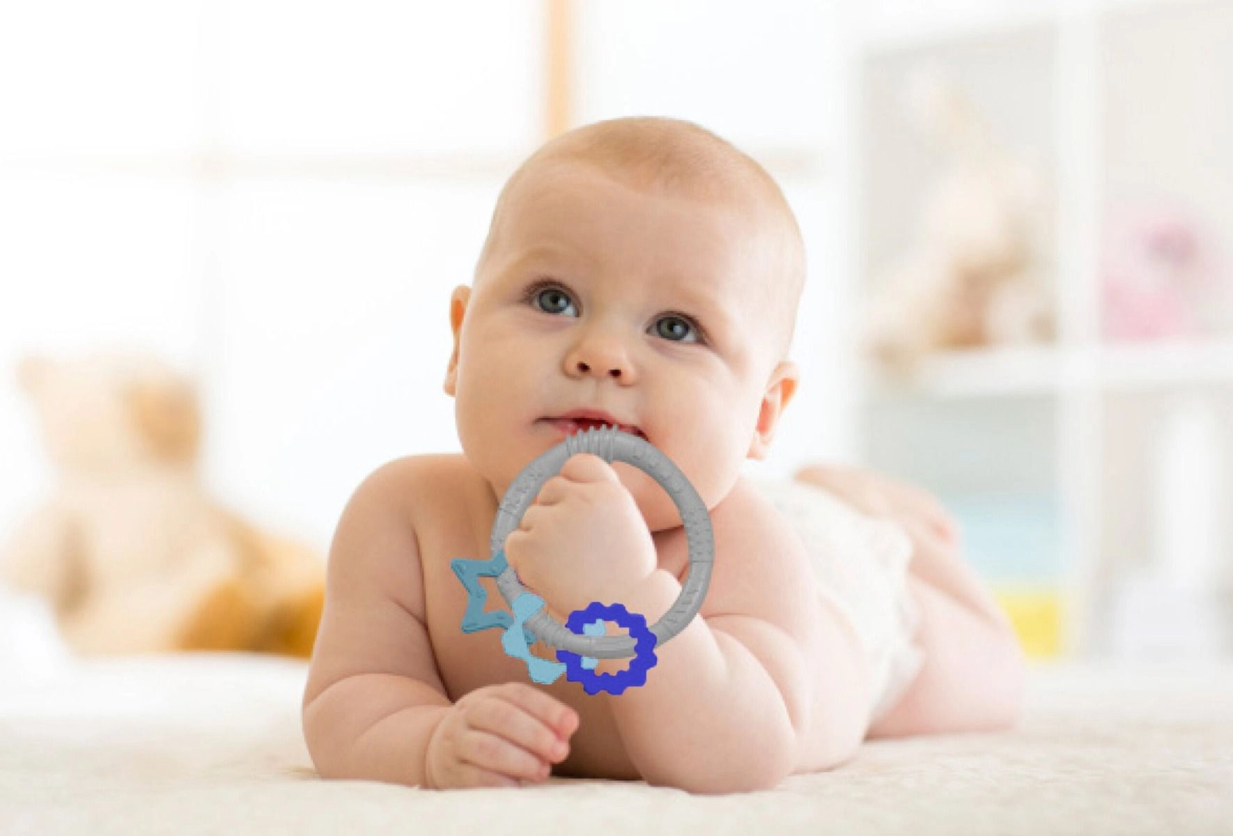 Silicon Ring Teether - 100% food-grade silicone