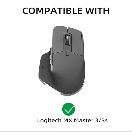 Mouse Feet Sticker - Logitech MX Master 3 / 3S Teflon Black