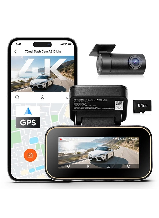 70mai A810 Lite - 4K