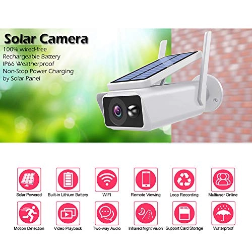 Solar Wireless Remote Surveillance Camera 5MP