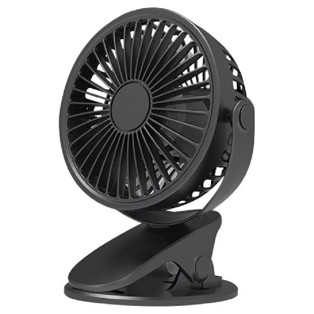 Akzun Trading USB Desk Fan - 3 Speed Rechargeable 360° Rotate