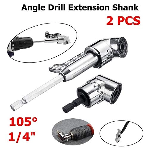 Right Angle Extension - 1/4" Hex Shank 30cm Flexible Shaft