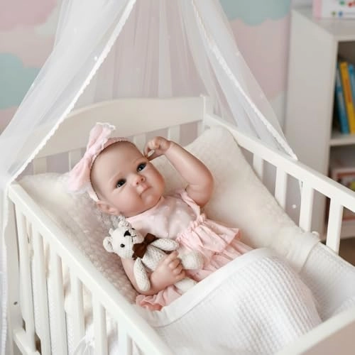 Bettie Reborn Baby Doll - 18 inch Silicone Vinyl Girl Ages 3+