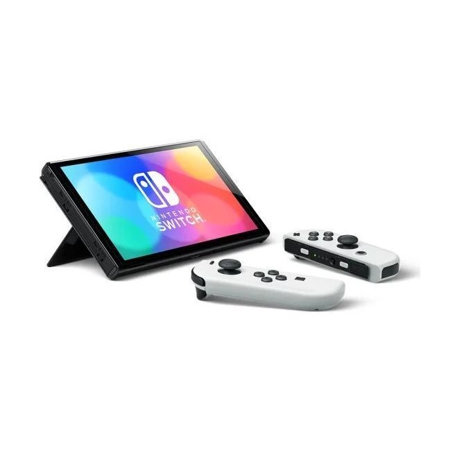 Nintendo Switch OLED - White Joy-Con Bundle