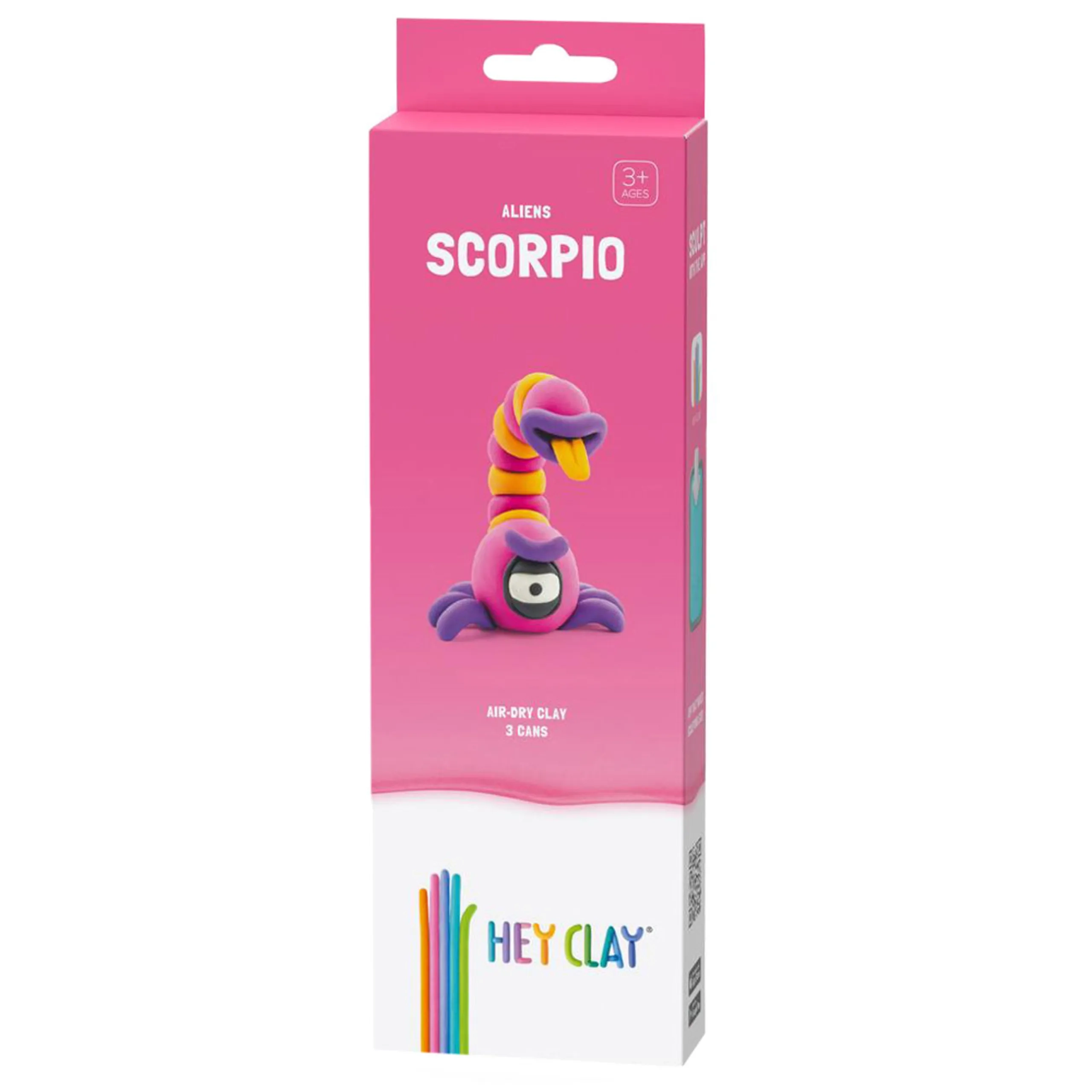 DIY Scorpio Plastic Creative Modelling Air-Dry Clay - Organic 170g 3 pcs.