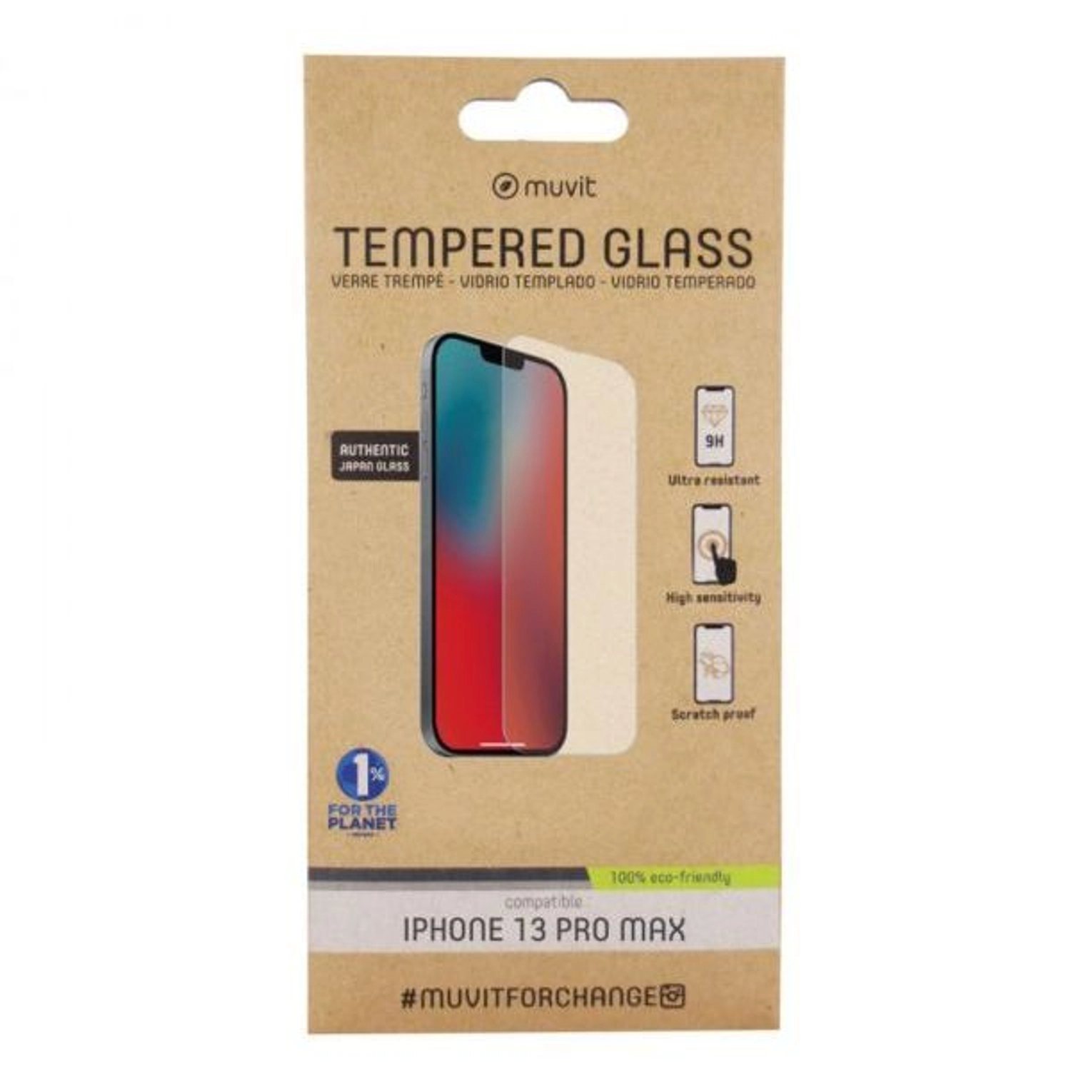 Clear Tempered Glass Screen Protector for iPhone 13 Pro Max