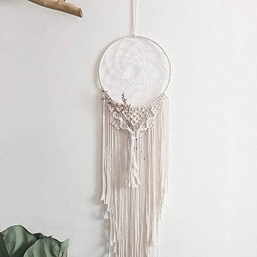 Dreamcatcher - Siderosphere, feathers, lines, wood beads.