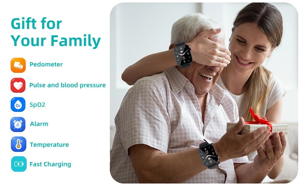 Fall Detection Watch for Elderly ABS+PC