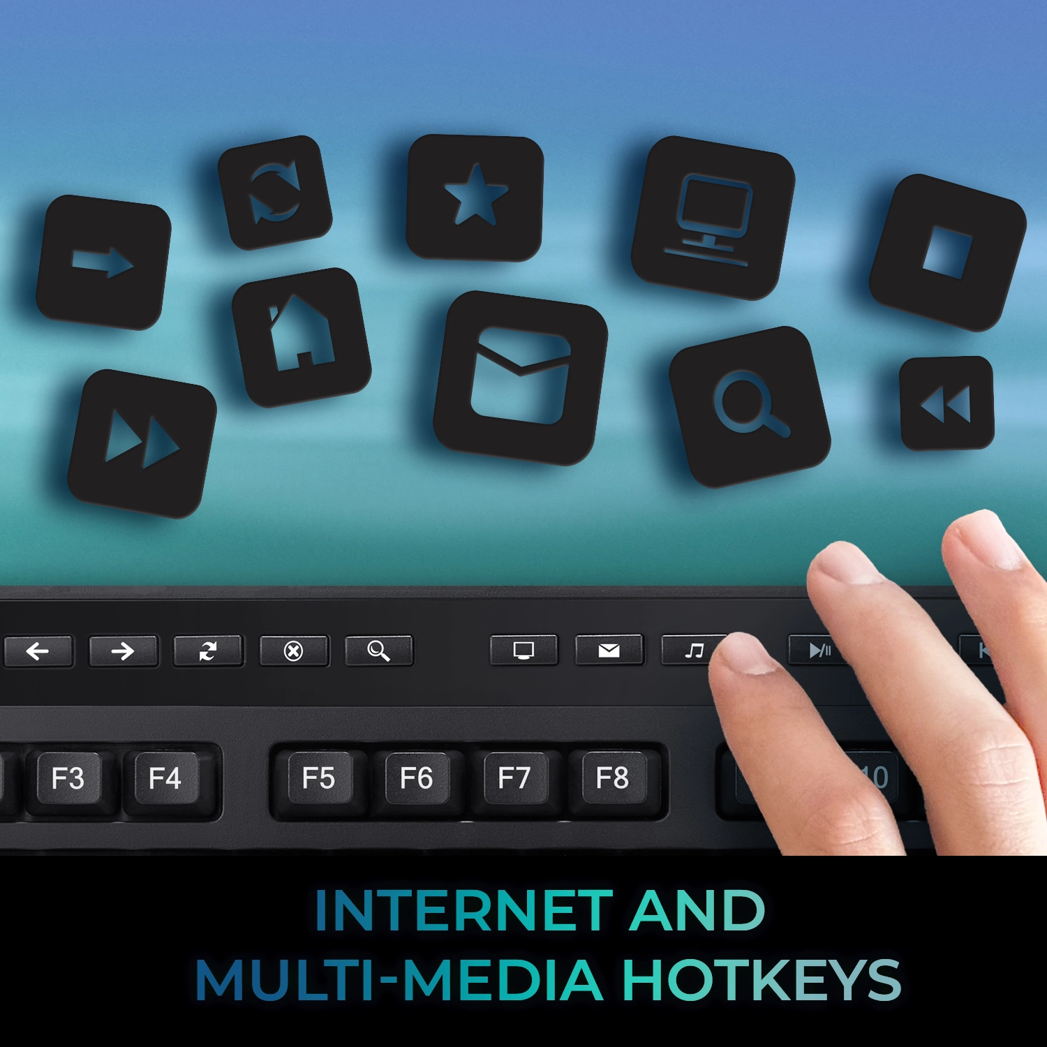 WKB-4050UB - QWERTY Wireless