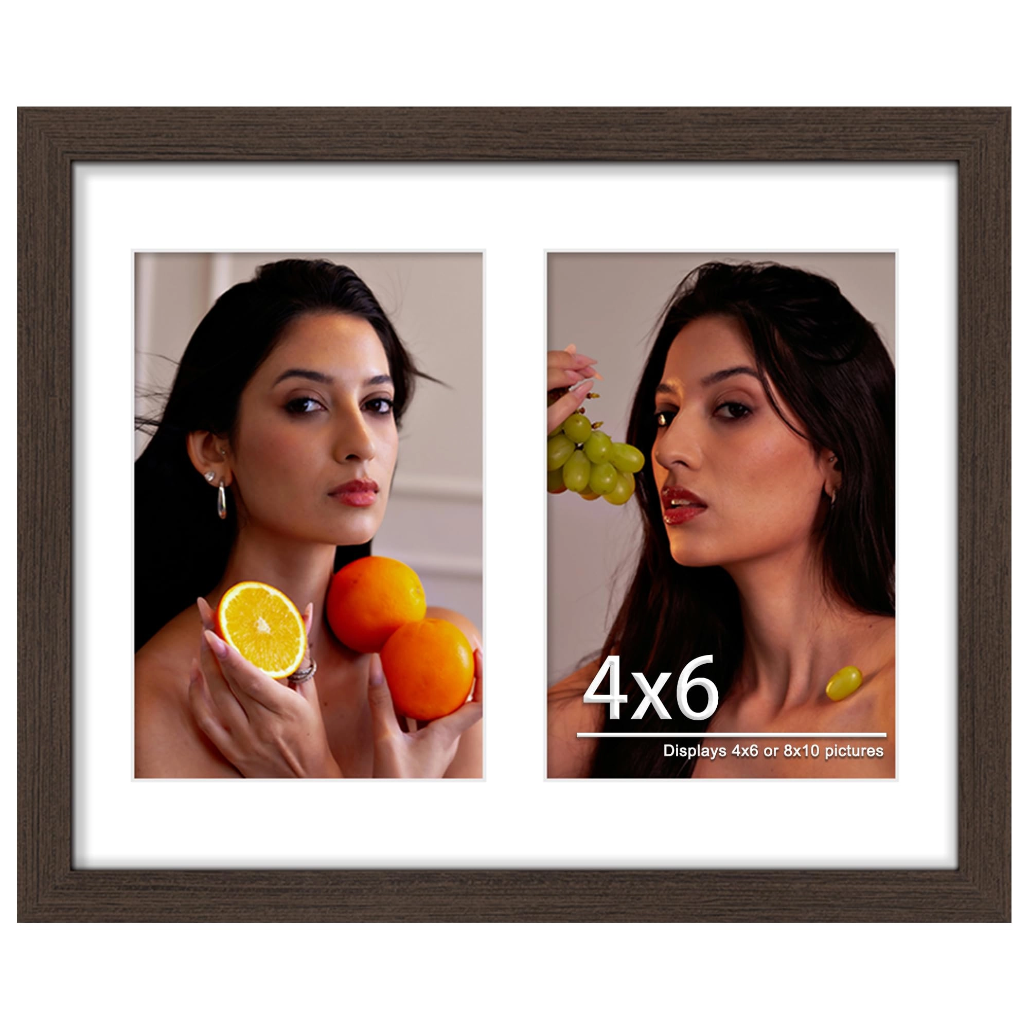 Double Picture Frame - 8x10 Two 4x6