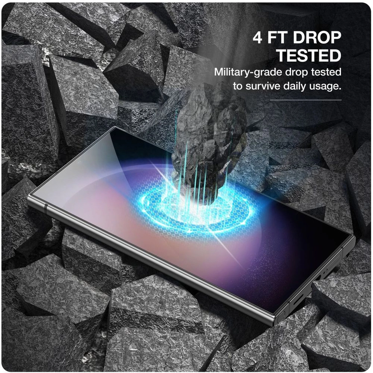 Clear Tempered Glass Screen Protector for Samsung Galaxy S24 Ultra