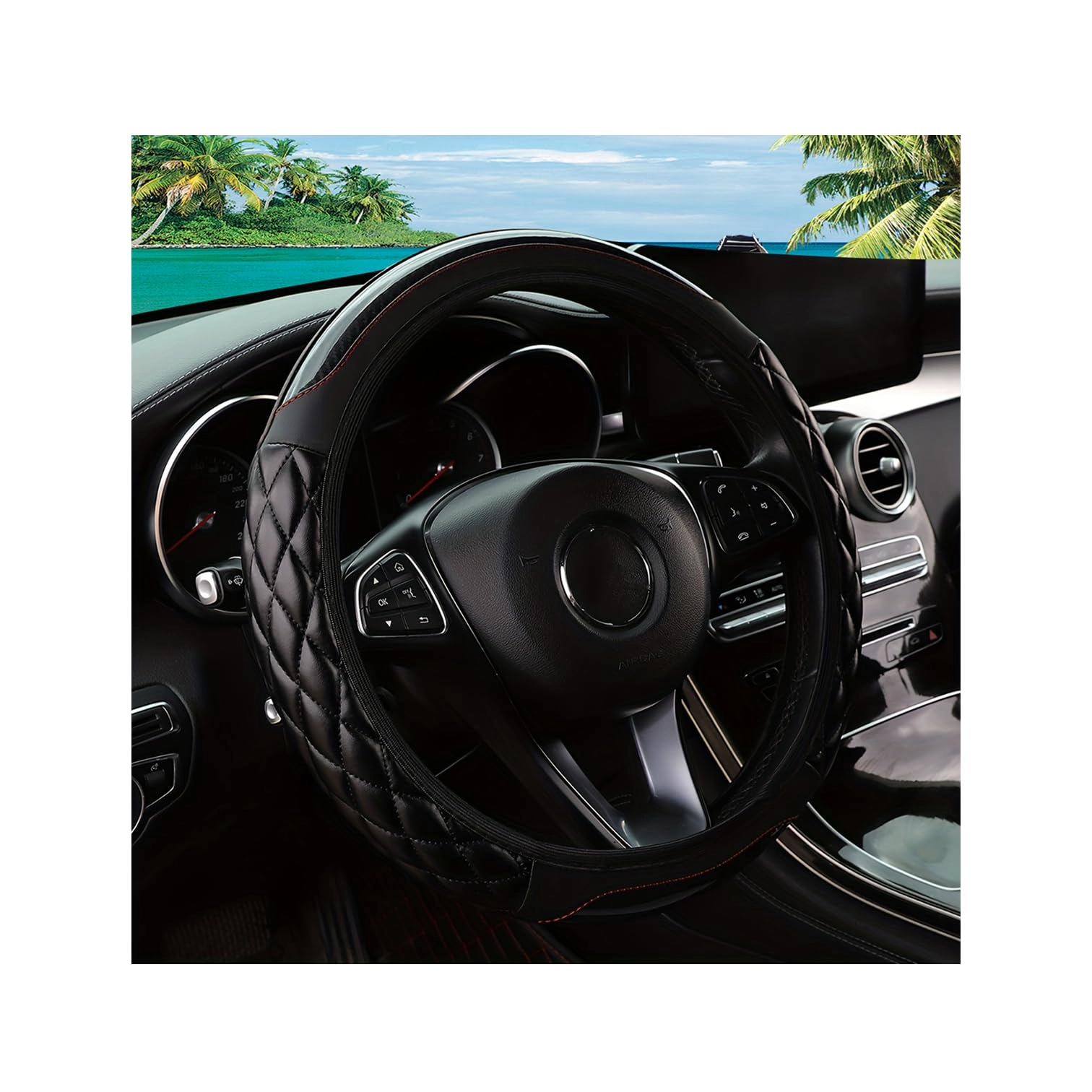 Car Steering Wheel Cover