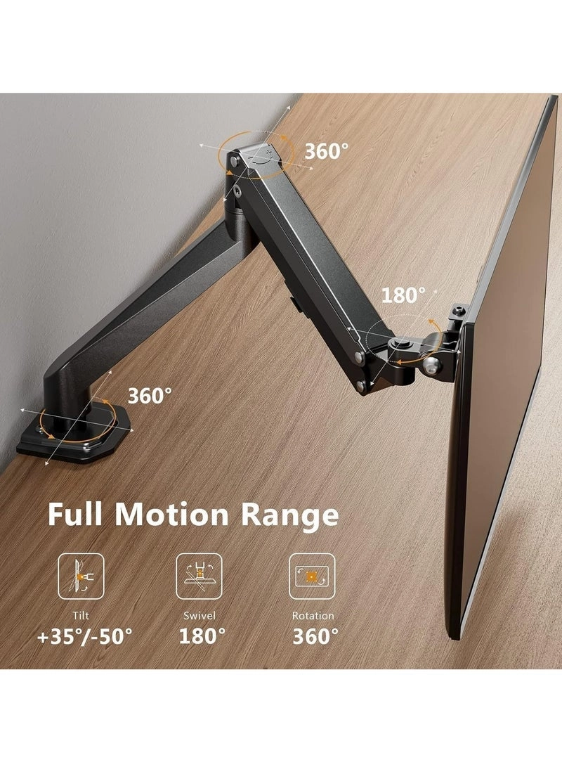 Single Monitor Arm - Single 13-32 Inch VESA 75x75/100x100mm