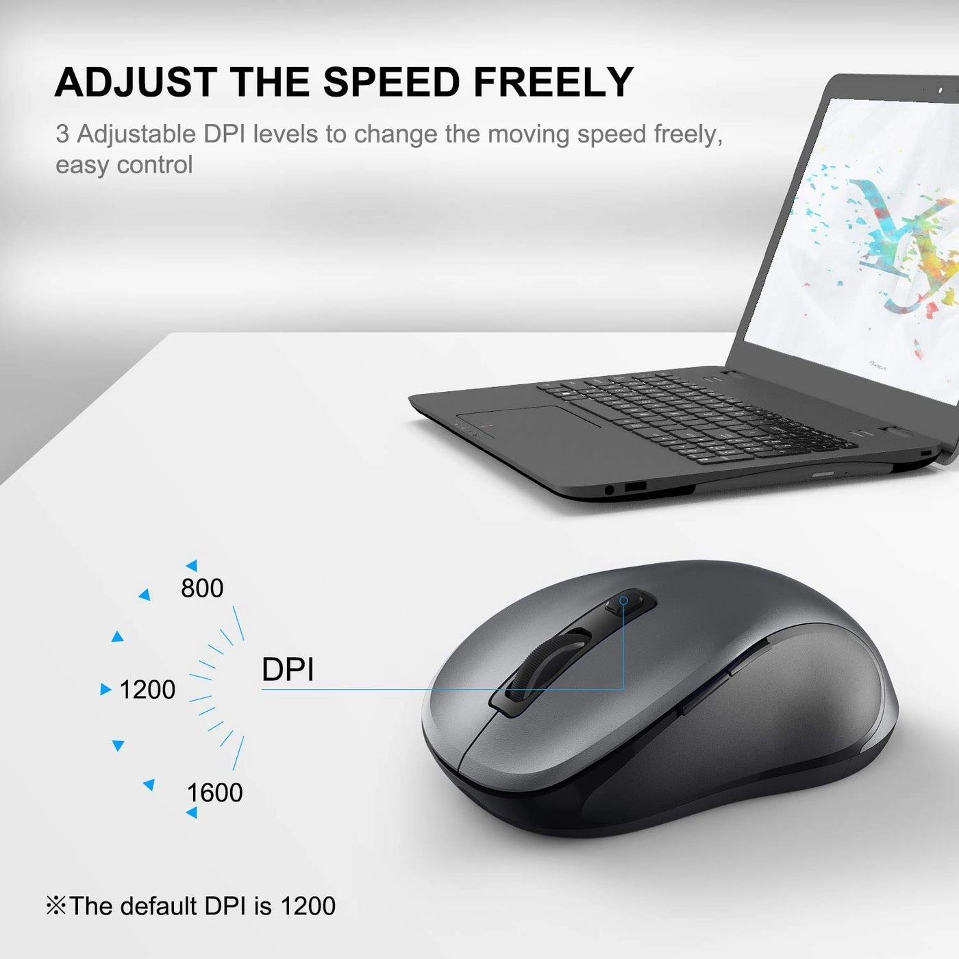 Ergonomic Computer Mouse - Wireless