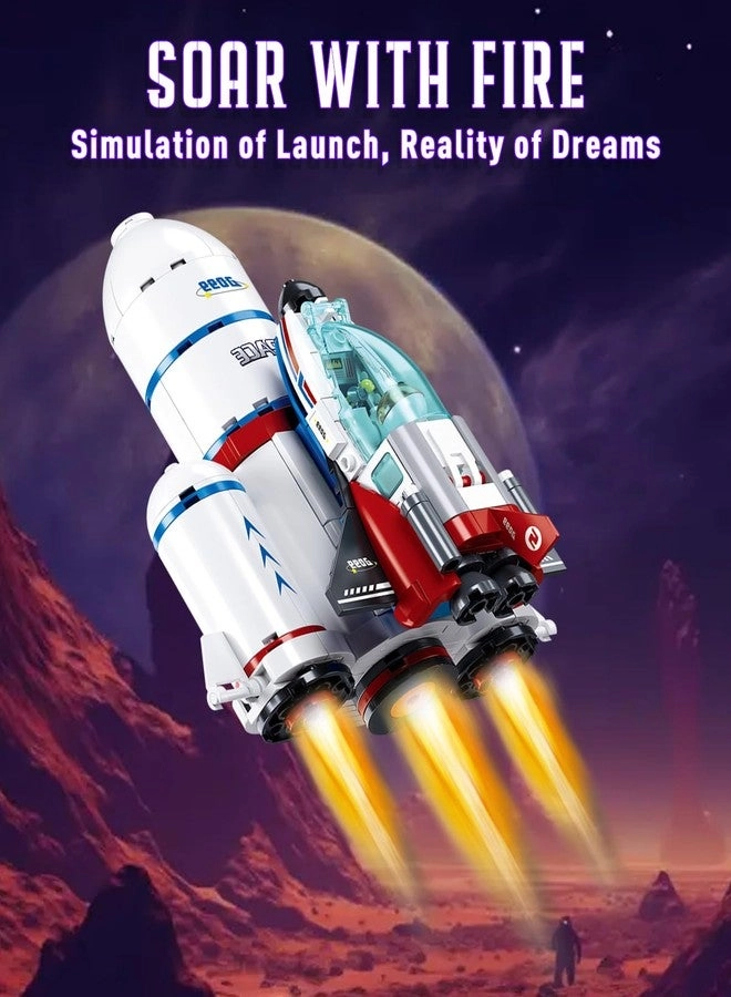 Space Launch Center - Rocket Launchpad Compatible with Lego Space