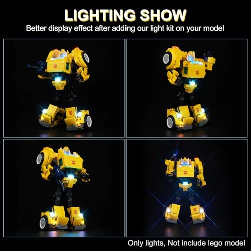 LED Light Kit for LEGO Bumblebee - Plastic 1