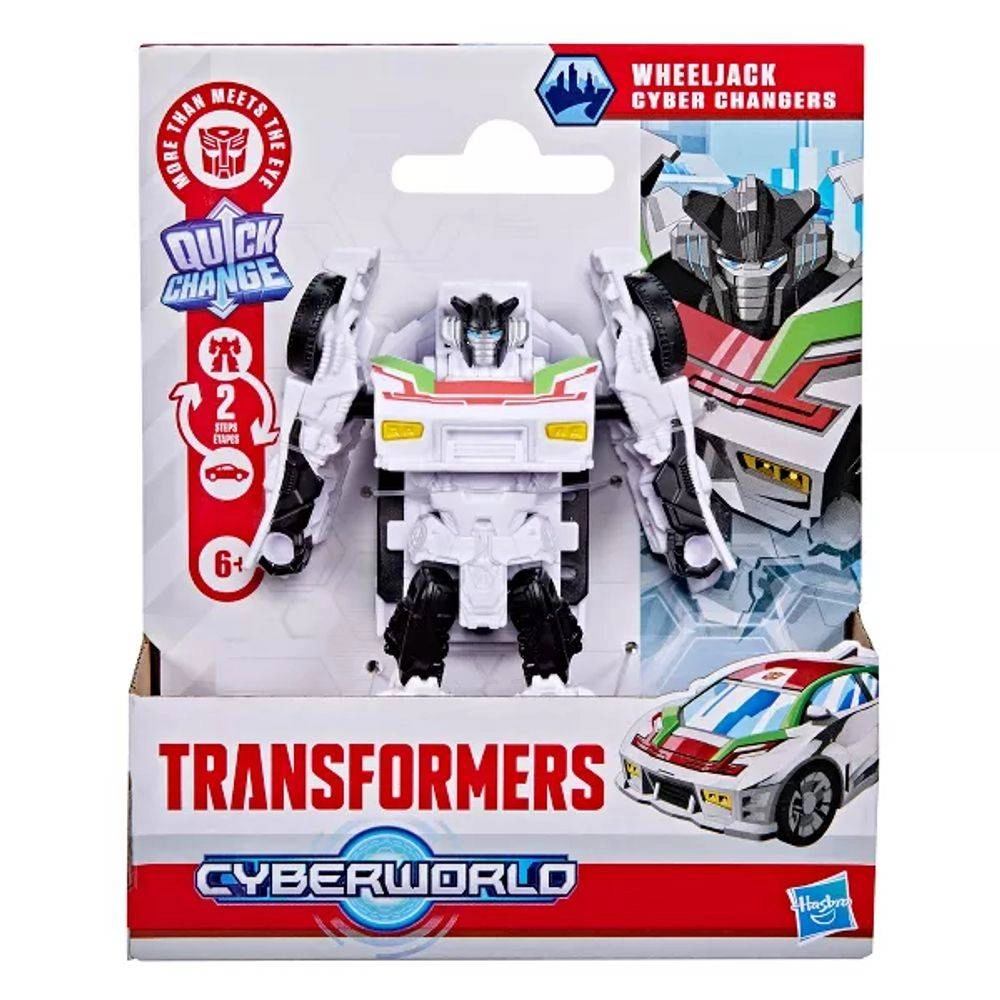TRANSFORMERS Wheeljack - Cyberworld 2-in-1 Cyber Changers