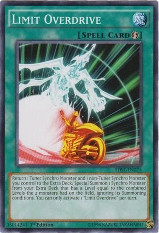 Konami Yu-Gi-Oh! Limit Overdrive SDSE-EN025 - 1st Edition