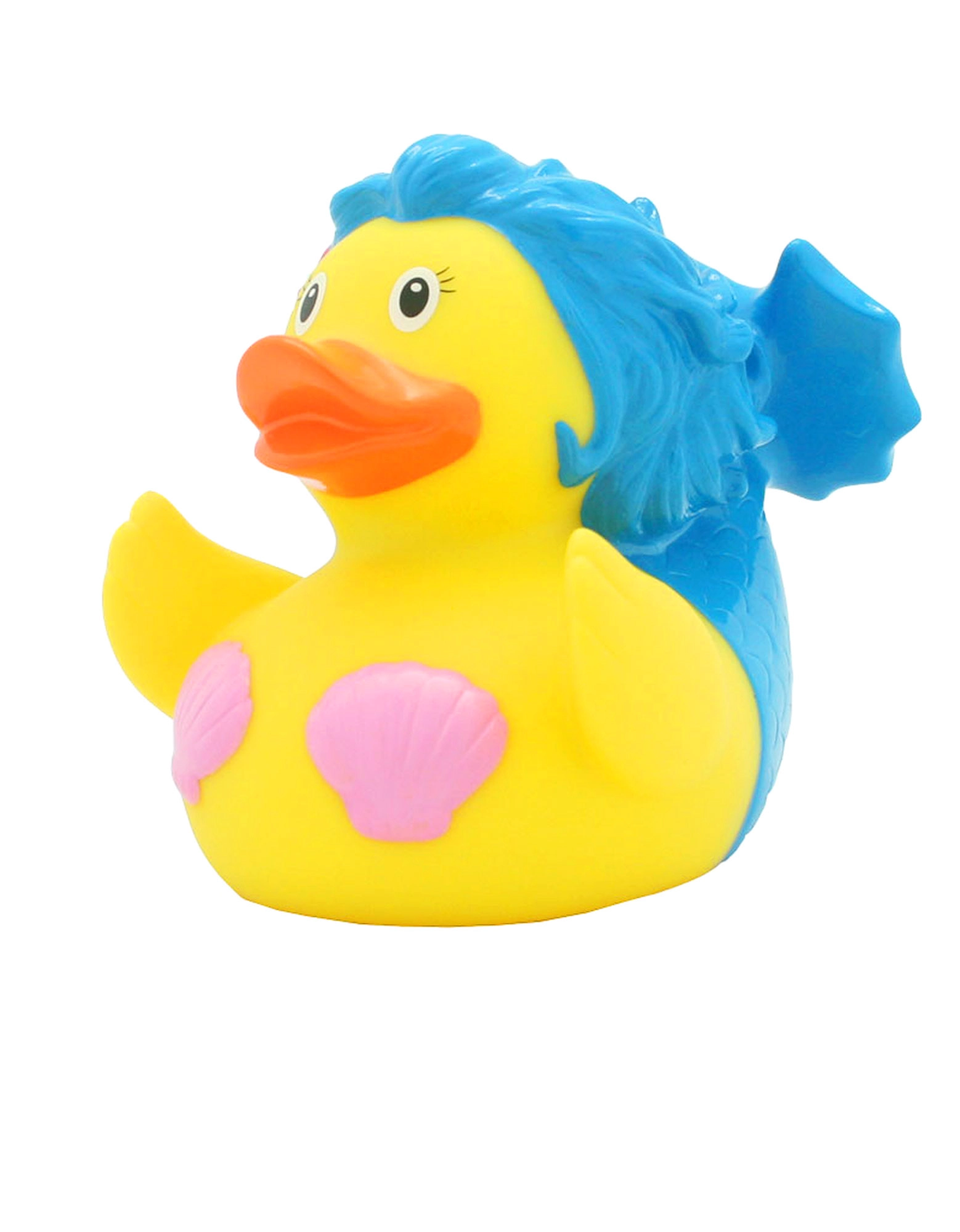 LILALU Mermaid Rubber Duck - 8.5 x 8.5 x 7.5 cm Rubber