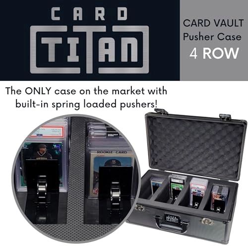 Vault Trading Card Storage Box - Lockable 4 Row