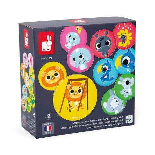 Memo Memory Game - Discovery of Emotions - 24 months and up 24 pieces