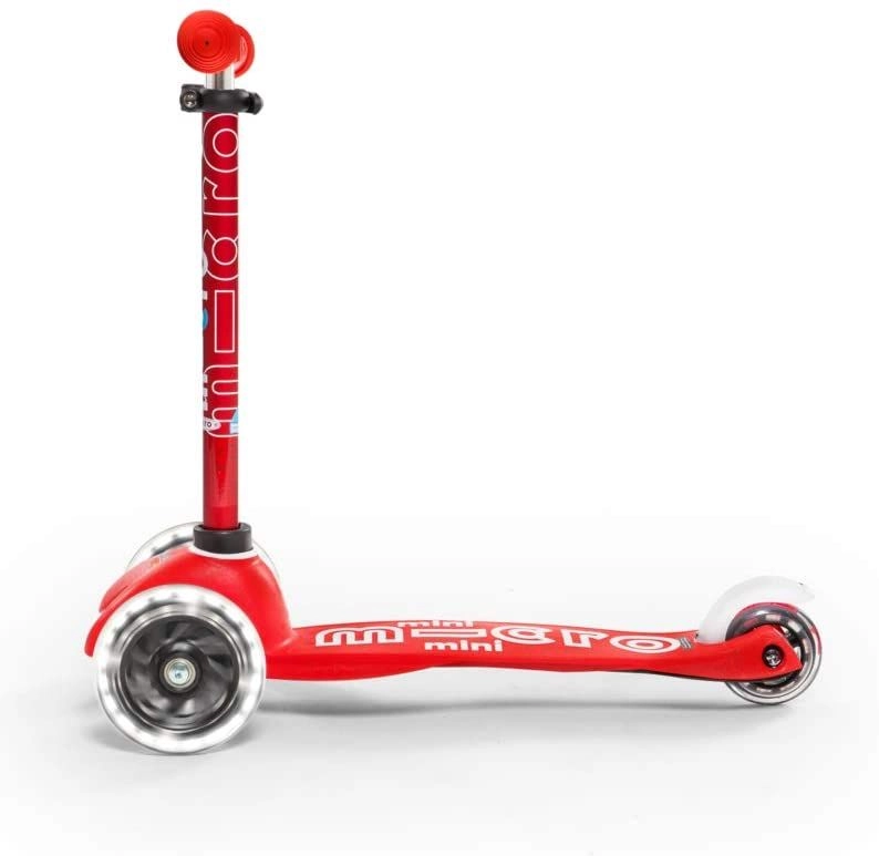 Mini Deluxe 3-Wheel Kick Scooter – 120/85 mm LED