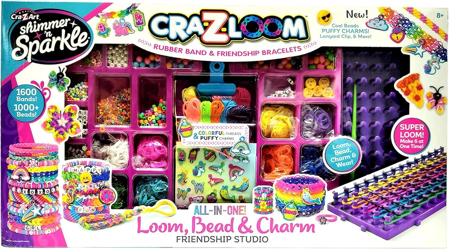 Cra-Z-Art CraZLoom - 1600 looms 1000+ beads