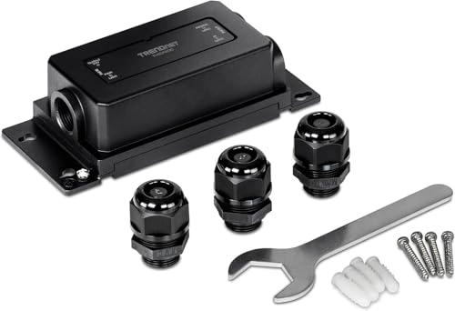 2-Port Industrial Outdoor Gigabit PoE Extender - 90W 48 Volts