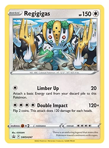 Sword & Shield - Lost Origin - 3 Boosters Regigigas Foil Promo Card Triple Pack