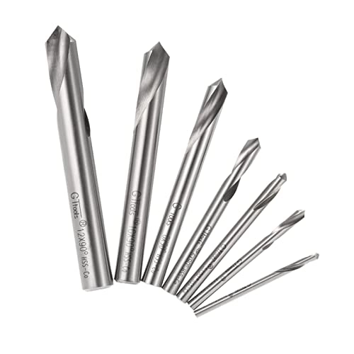 Spotting Drill Bits - M42 7pcs 3mm / 4mm / 5mm / 6mm / 8mm / 10mm / 12mm