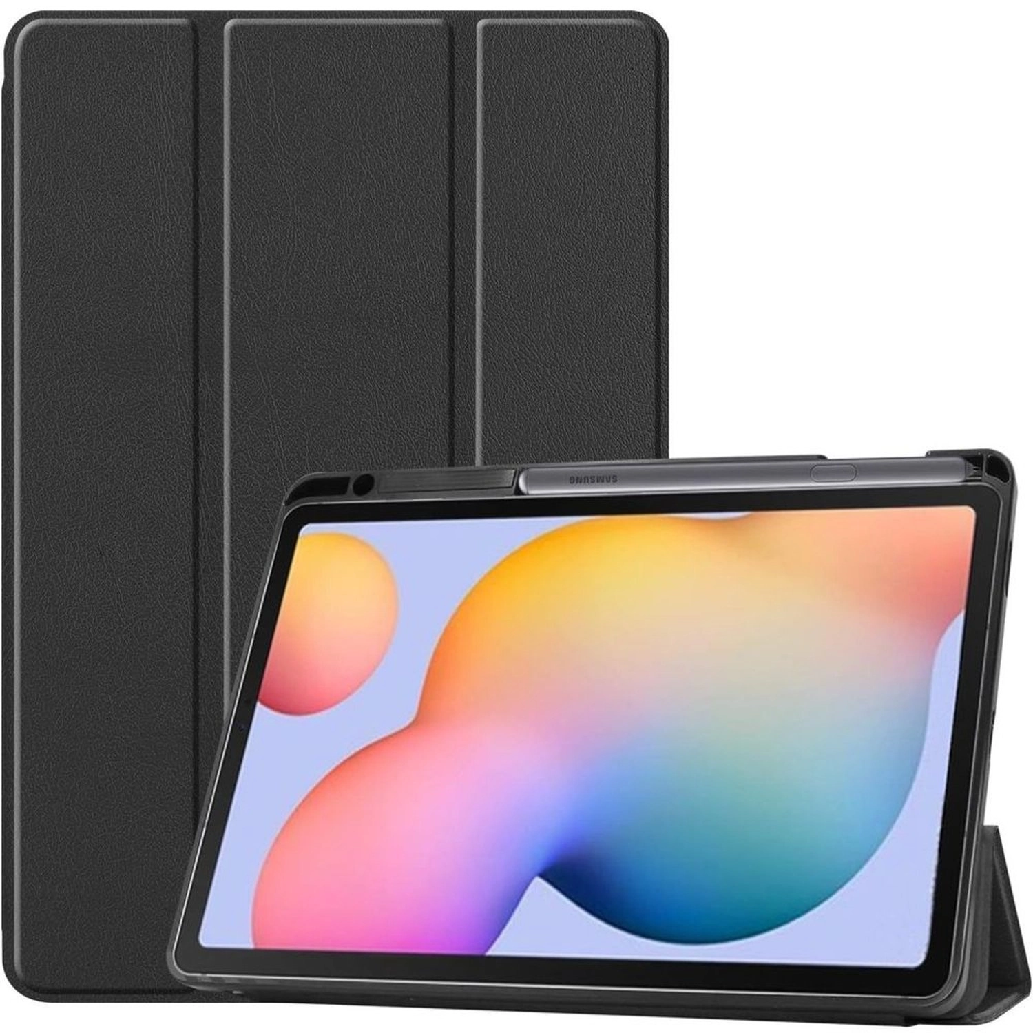 Fitit Tri-fold Stand Case with Pencil Holder for Galaxy Tab S6 Lite 10.4-inch