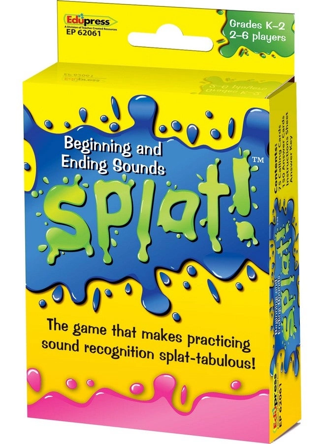 Teacher Created Resources Beginning and Ending Sounds Splat Game
