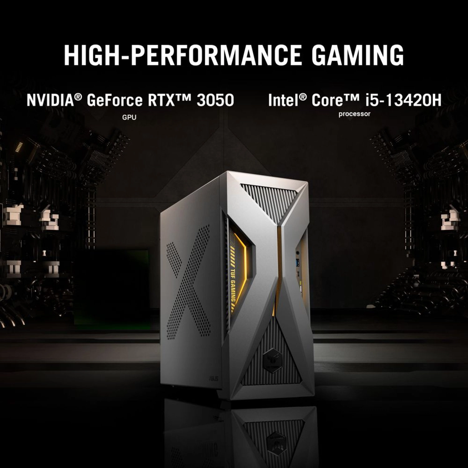 Gaming Mini Tower (2025) T500MV-13420H421W Intel Core i5-13420H 16GB NVIDIA GeForce RTX 3050 512GB