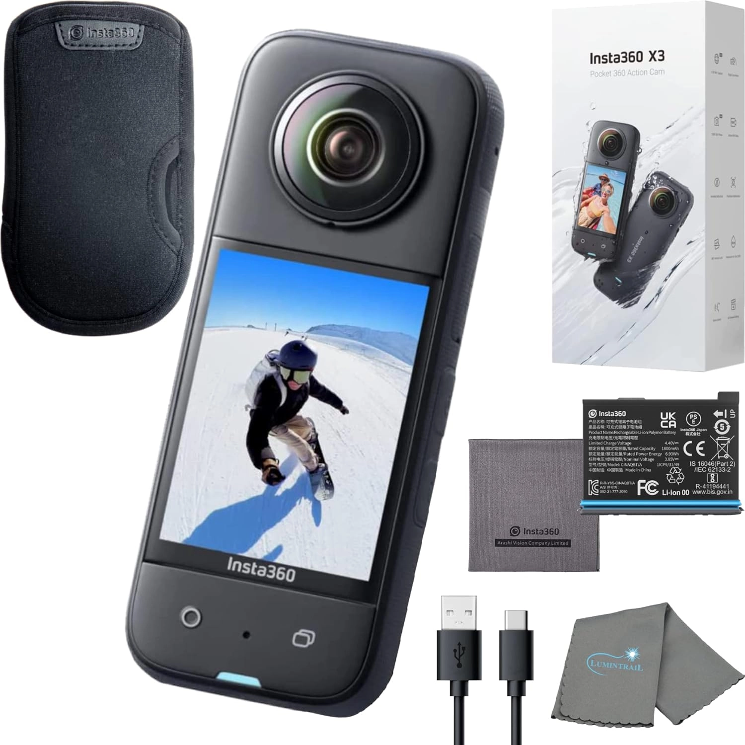 X3 Waterproof 360 Action Camera 0GB