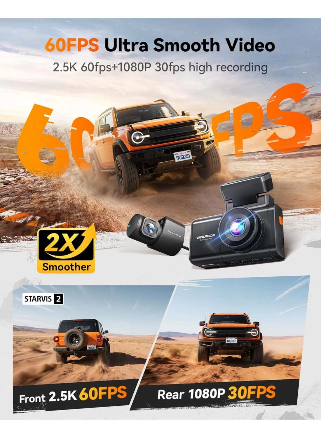 X3 - 2.5K 60FPS 1440p