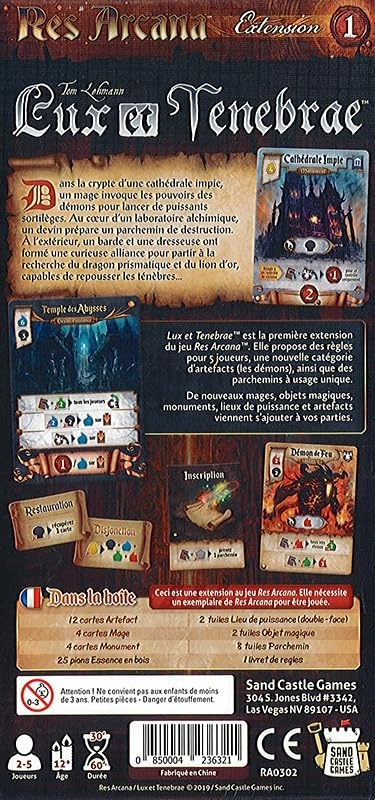 Res Arcana: Perlae Imperii + Res Arcana: Lux and Tenebrae + Bottle Opener (French)