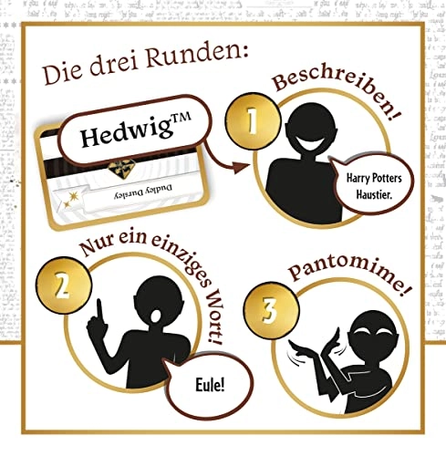 Time's Up! Harry Potter - Family Game Guessing Game (German)