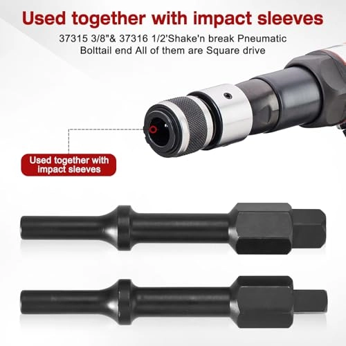 32029 Pneumatic Bolt Breaker Set - 3/8" 1/2"