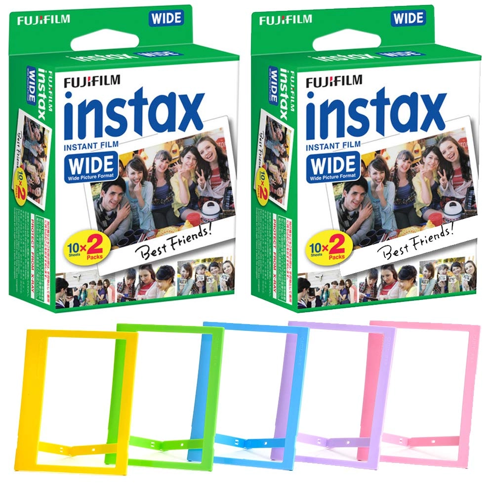 Fujifilm Instax Wide Instant Film - X2 10.6 x 8.4 cm + Photo Frames