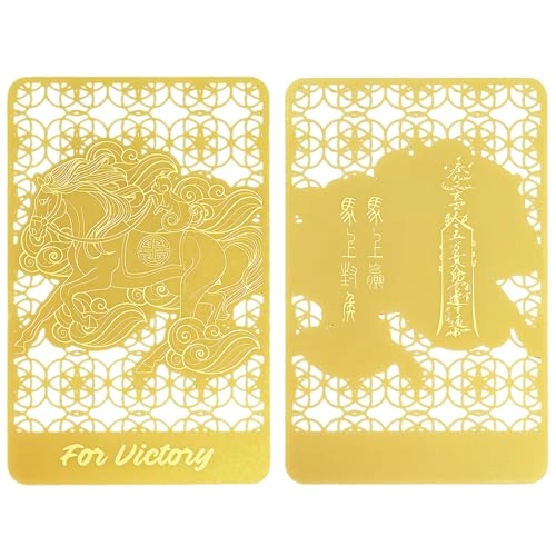 Feng Shui Fly On Monkey On Horse Golden Card